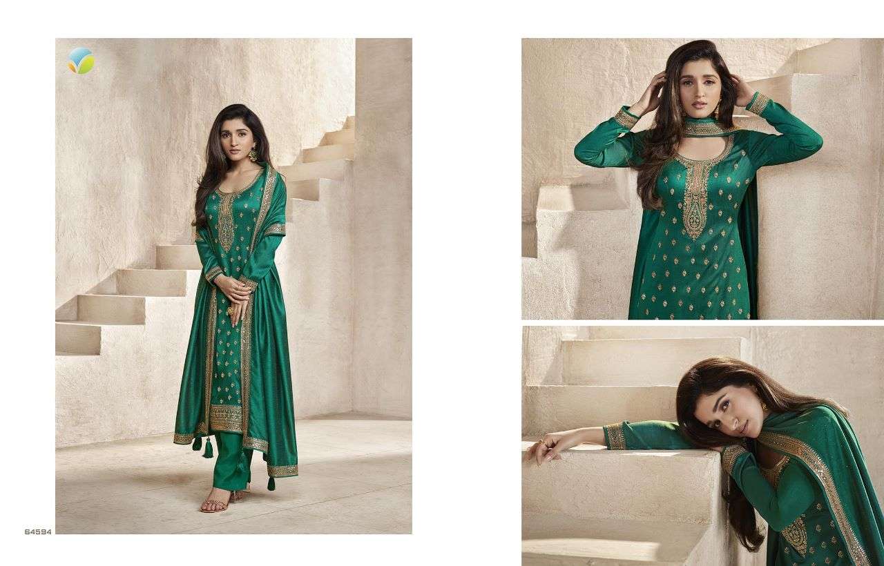Kaseesh Aanchal Nx By Vinay Fashion Beautiful Festive Suits Colorful Stylish Fancy Casual Wear & Ethnic Wear Georgette Silk Dresses At Wholesale Price