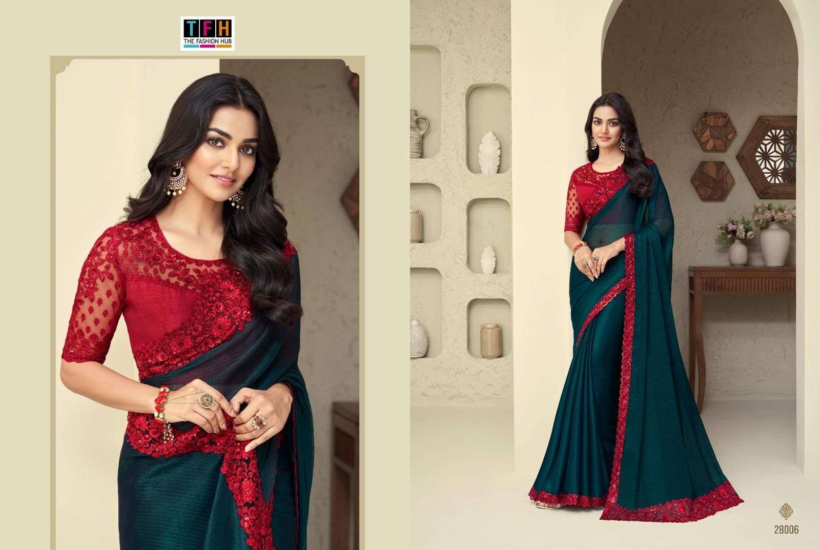 Silver Screen Vol-18 By Tfh 28001 To 28018 Series Indian Traditional Wear Collection Beautiful Stylish Fancy Colorful Party Wear & Occasional Wear Silk/Linen Sarees At Wholesale Price