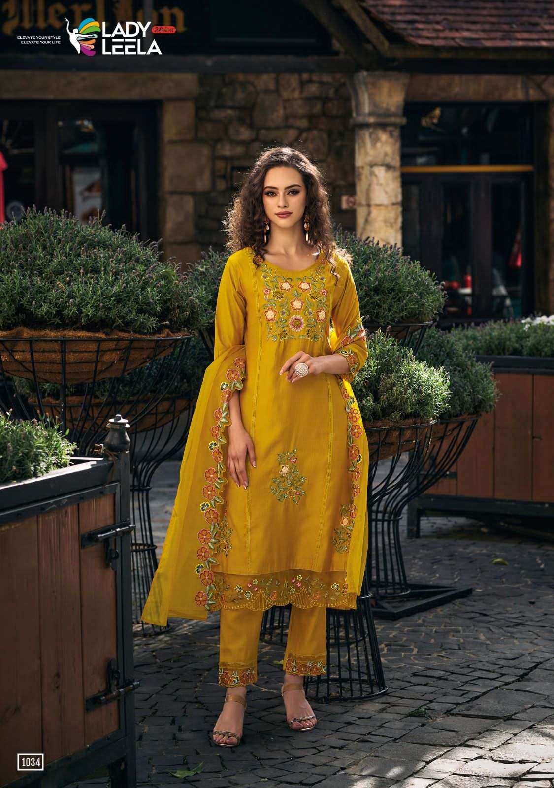 Shiddat By Lady Leela 1031 To 1036 Series Beautiful Festive Suits Colorful Stylish Fancy Casual Wear & Ethnic Wear Pure Viscose Organza Dresses At Wholesale Price