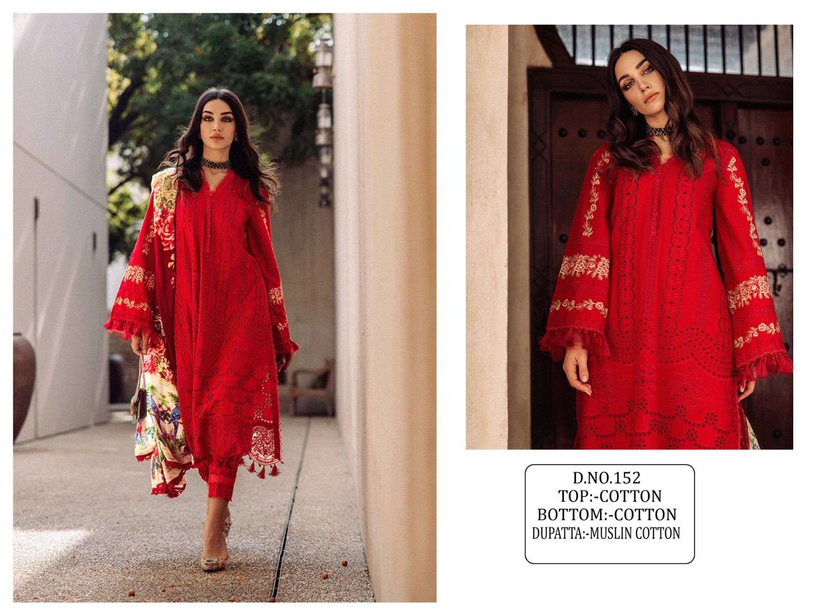 Kf-152 Colours By Fashid Wholesale 152 To 152-G Series Beautiful Stylish Pakisatni Suits Fancy Colorful Casual Wear & Ethnic Wear & Ready To Wear Cotton Embroidery Dresses At Wholesale Price