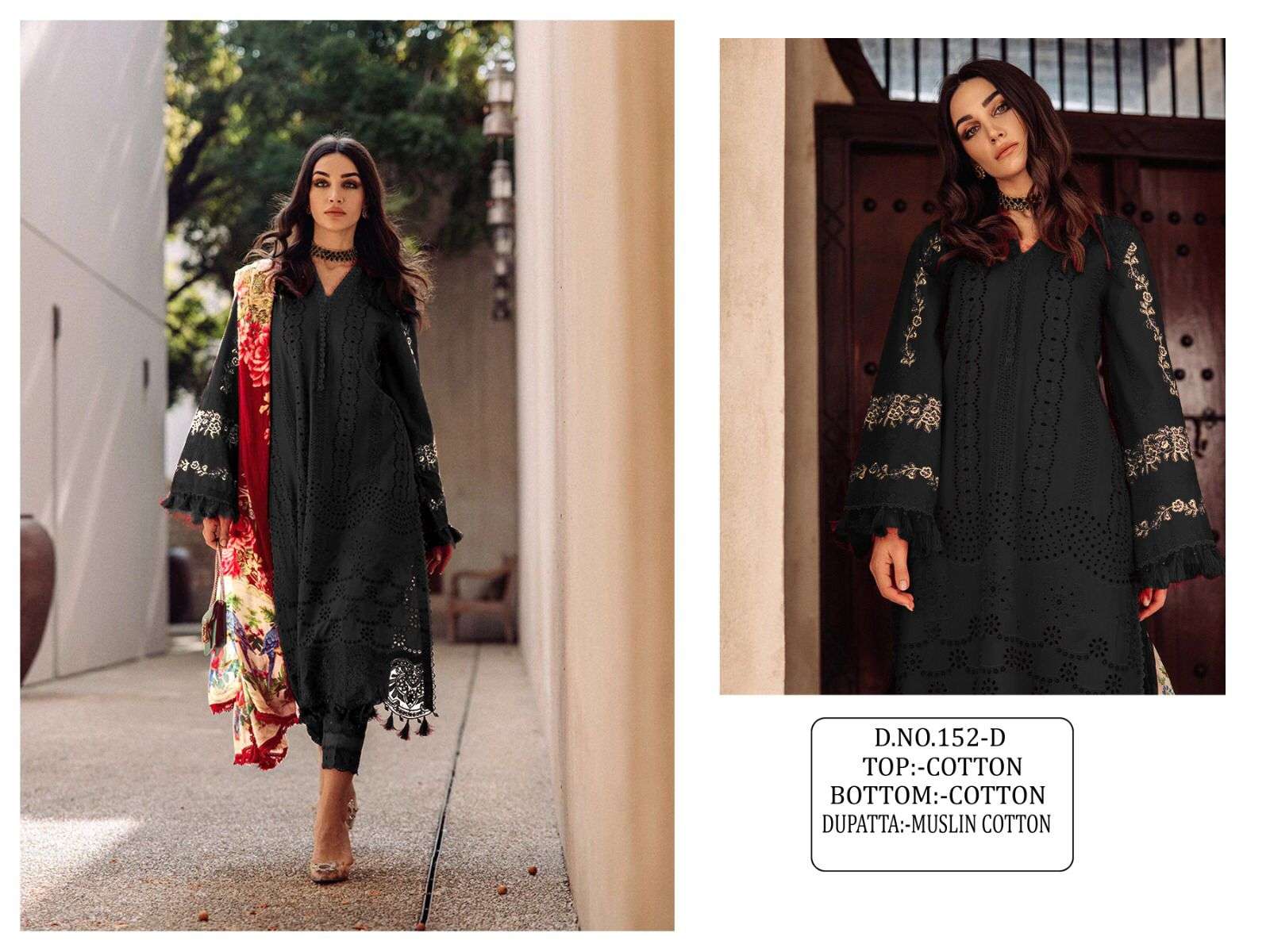 Kf-152 Colours By Fashid Wholesale 152 To 152-G Series Beautiful Stylish Pakisatni Suits Fancy Colorful Casual Wear & Ethnic Wear & Ready To Wear Cotton Embroidery Dresses At Wholesale Price