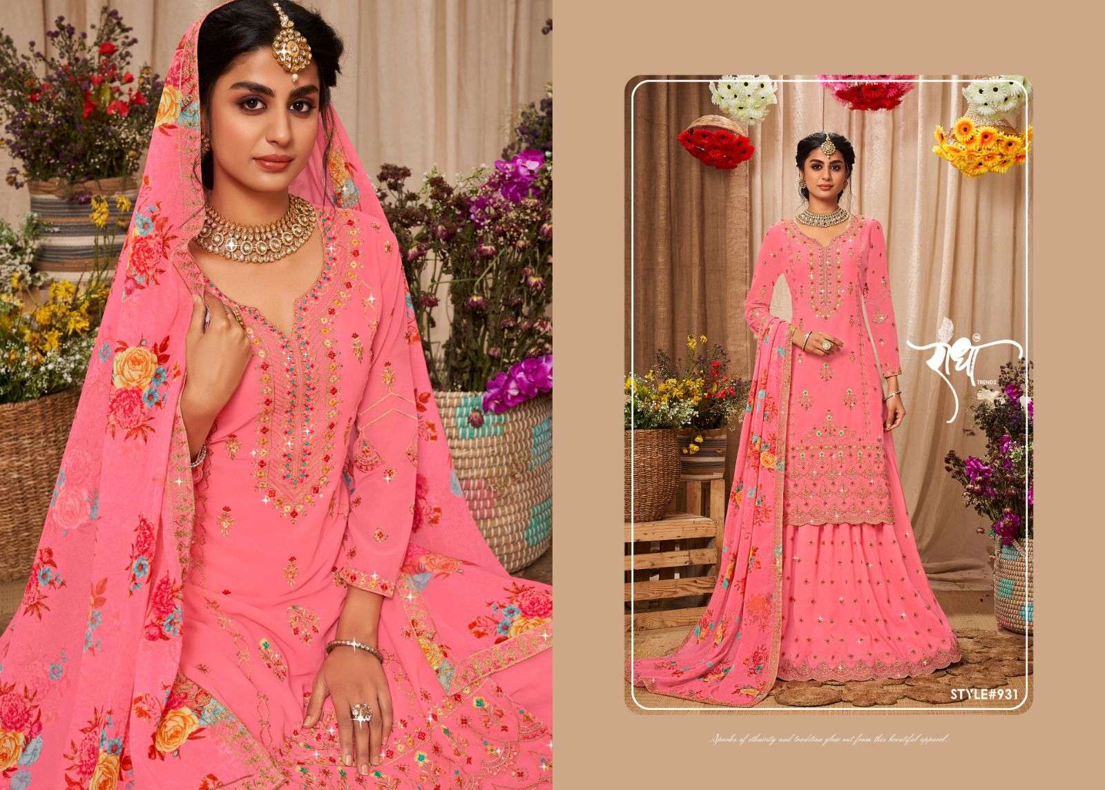 Sofiya By Radha Trendz 931 To 936 Series Beautiful Festive Suits Colorful Stylish Fancy Casual Wear & Ethnic Wear Faux Georgette Dresses At Wholesale Price