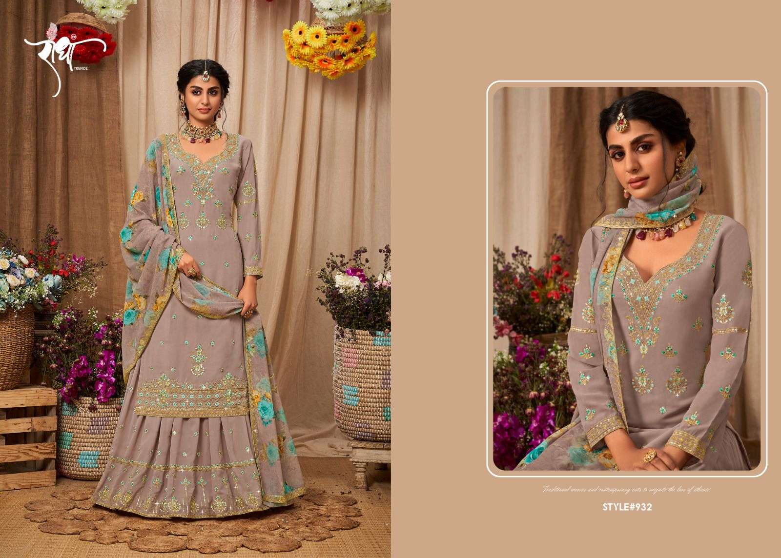 Sofiya By Radha Trendz 931 To 936 Series Beautiful Festive Suits Colorful Stylish Fancy Casual Wear & Ethnic Wear Faux Georgette Dresses At Wholesale Price