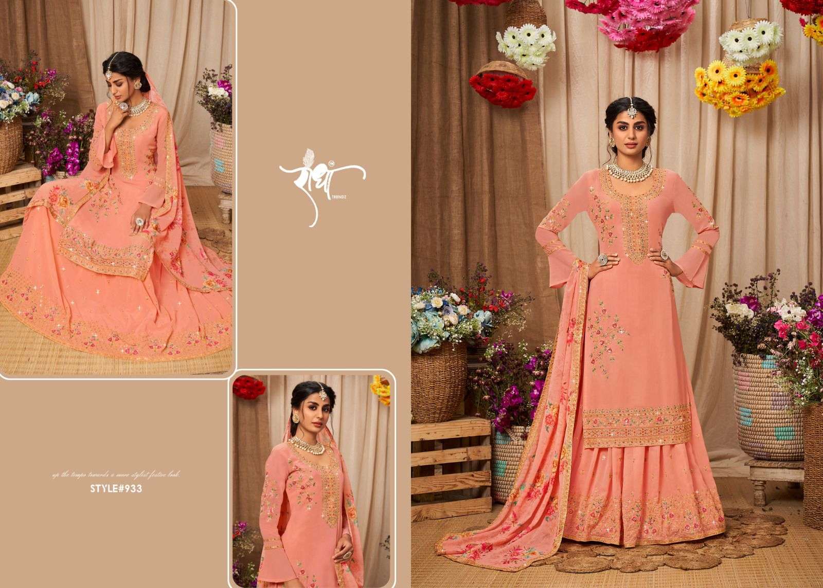 Sofiya By Radha Trendz 931 To 936 Series Beautiful Festive Suits Colorful Stylish Fancy Casual Wear & Ethnic Wear Faux Georgette Dresses At Wholesale Price