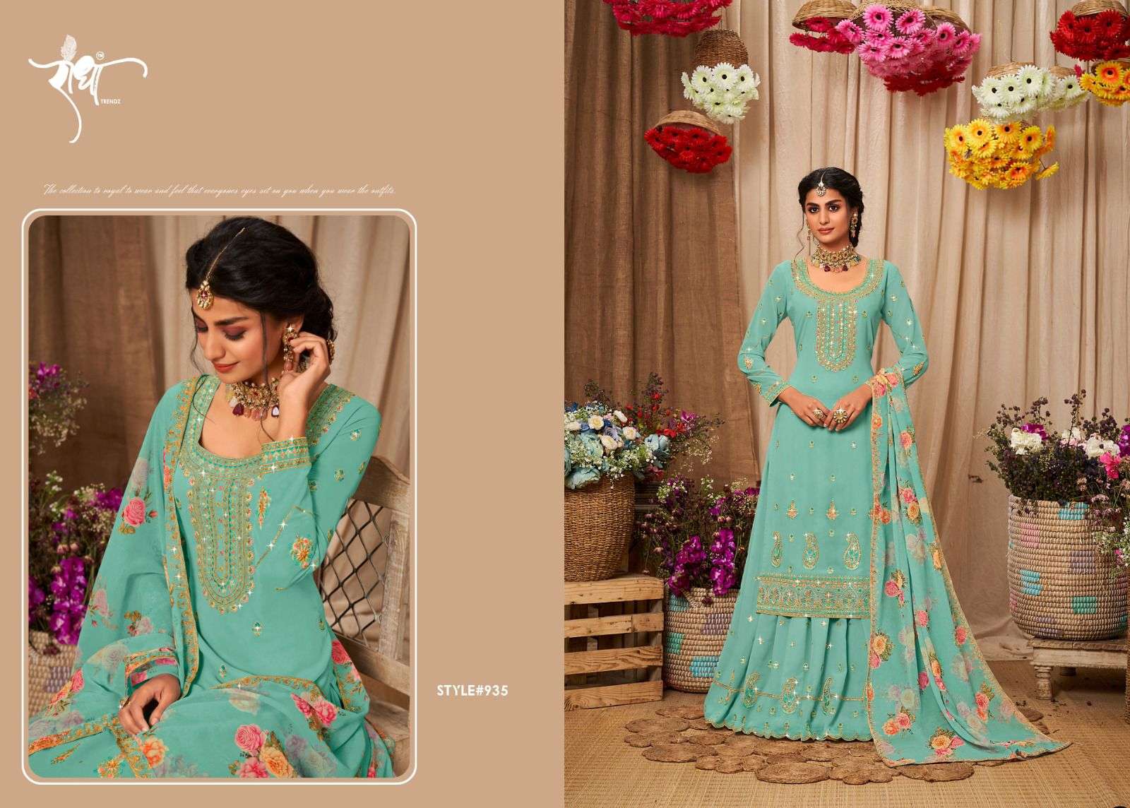 Sofiya By Radha Trendz 931 To 936 Series Beautiful Festive Suits Colorful Stylish Fancy Casual Wear & Ethnic Wear Faux Georgette Dresses At Wholesale Price