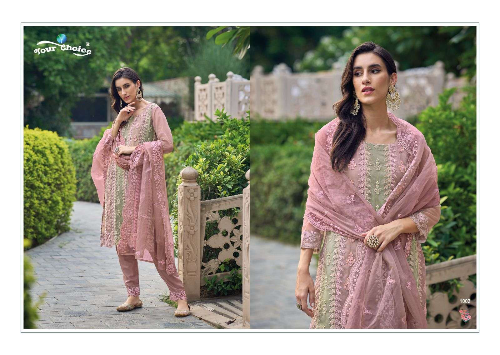 Chilex By Your Choice 1061 To 1064 Series Beautiful Suits Colorful Stylish Fancy Casual Wear & Ethnic Wear Soft Organza Dresses At Wholesale Price