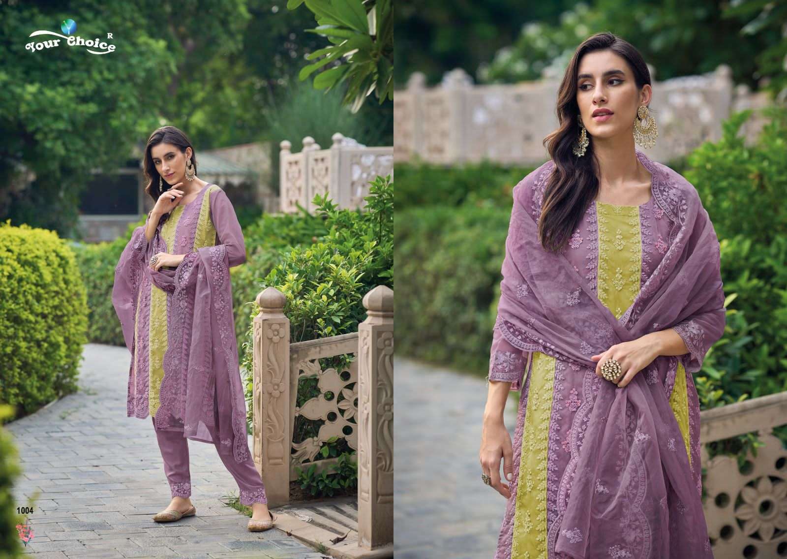 Chilex By Your Choice 1061 To 1064 Series Beautiful Suits Colorful Stylish Fancy Casual Wear & Ethnic Wear Soft Organza Dresses At Wholesale Price