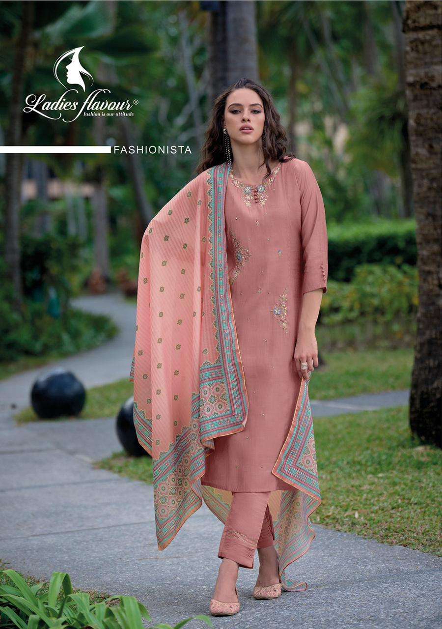Mirza By Ladies Flavour 1001 To 1006 Series Festive Suits Beautiful Fancy Colorful Stylish Party Wear & Occasional Wear Modal Chanderi Dresses At Wholesale Price