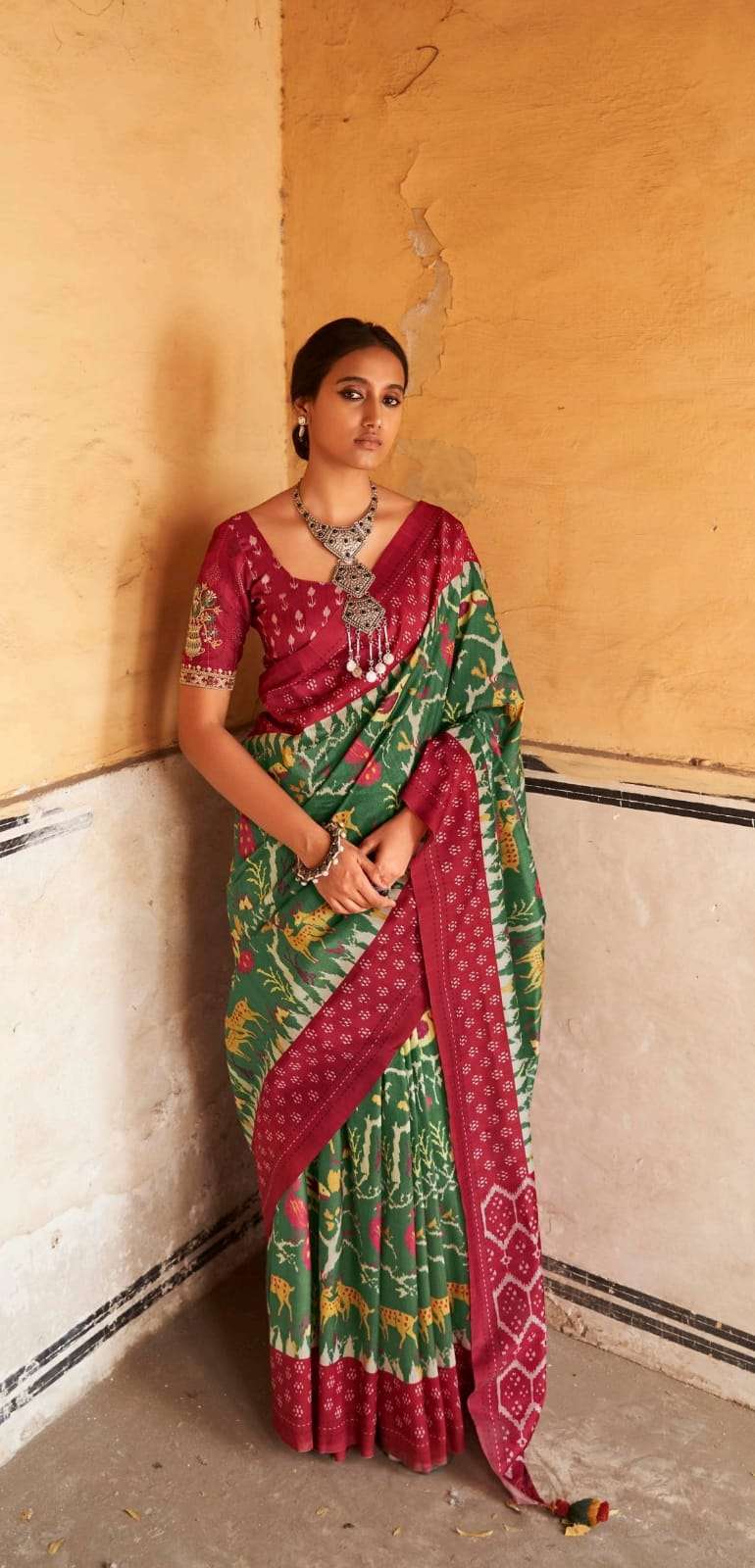 Jiyana By Kimora Fashion 2086 To 2090 Series Indian Traditional Wear Collection Beautiful Stylish Fancy Colorful Party Wear & Occasional Wear Tussar Silk Sarees At Wholesale Price