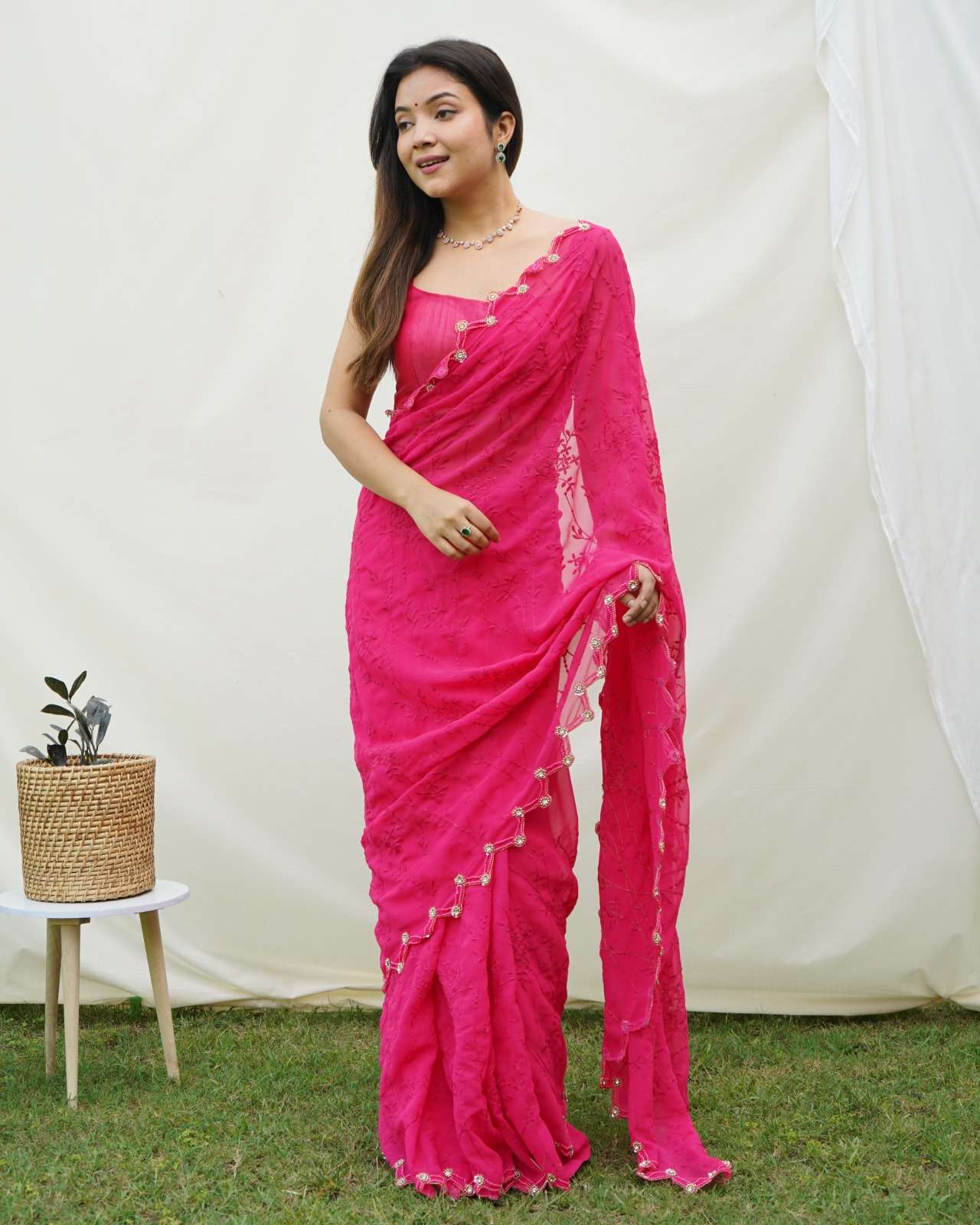 Gouri By Fashid Wholesale 01 To 02 Series Indian Traditional Wear Collection Beautiful Stylish Fancy Colorful Party Wear & Occasional Wear Pue Georgette Sarees At Wholesale Price