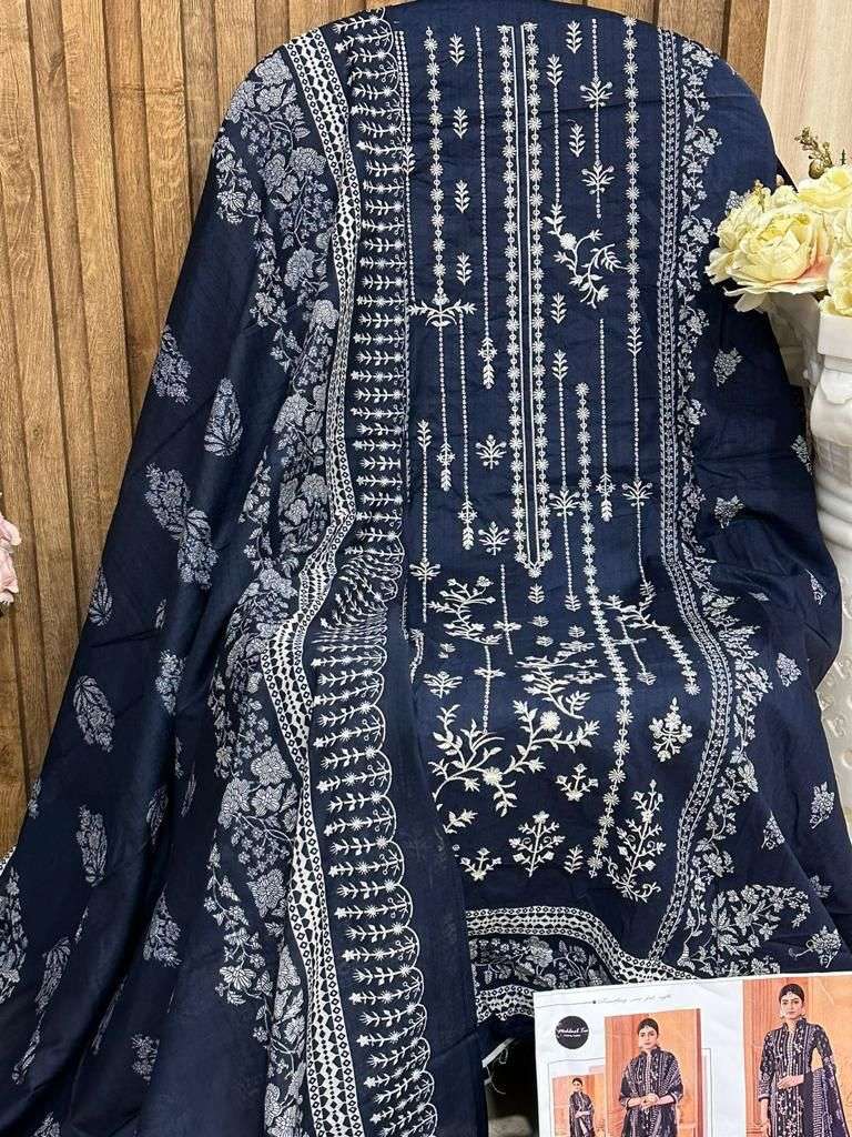 Sahnaz Self Embroidered Collection By Mehboob Tex Beautiful Pakistani Suits Colorful Stylish Fancy Casual Wear & Ethnic Wear Pure Lawn Embroidered Dresses At Wholesale Price