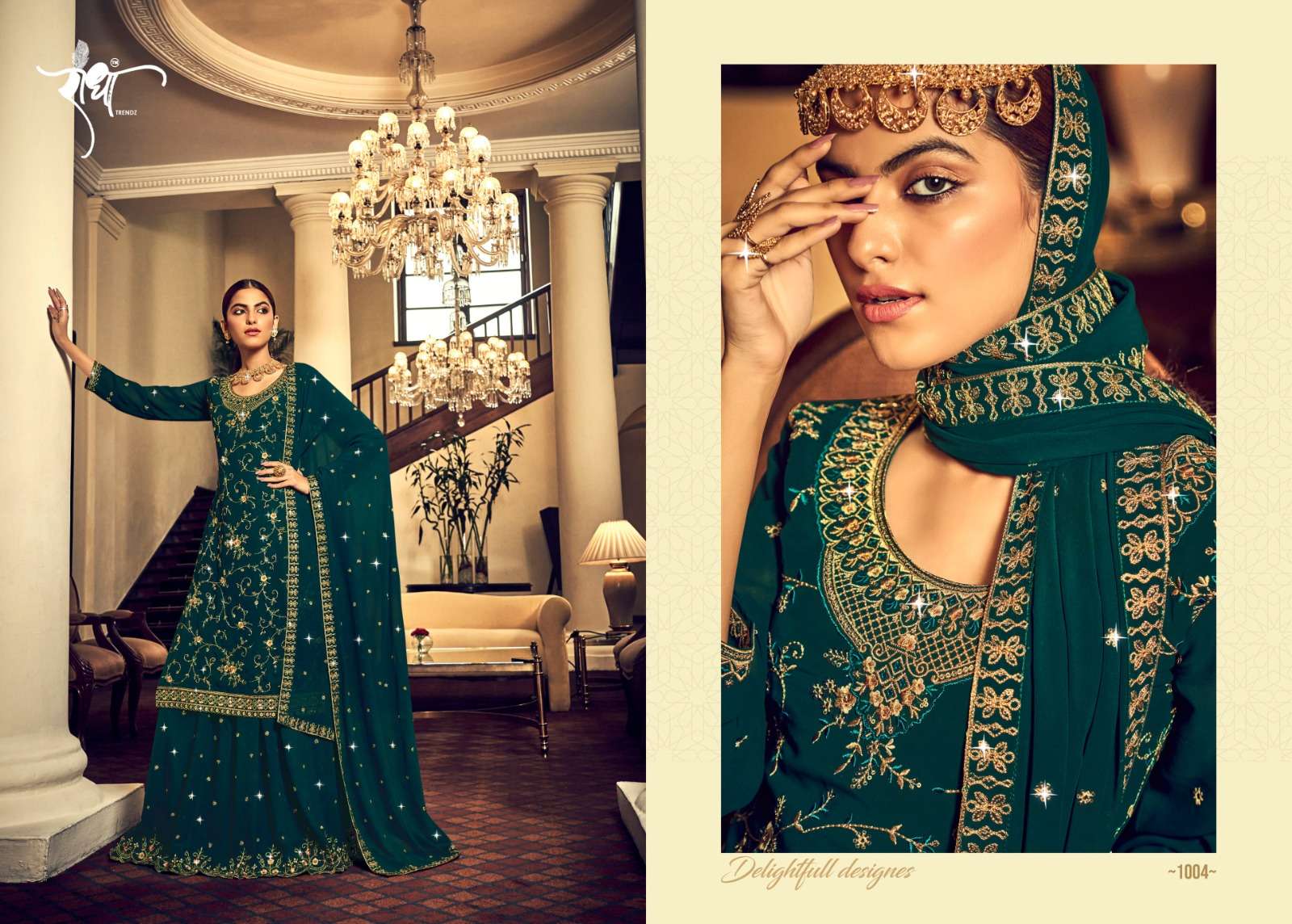 Afreen Hit List By Radha Trendz Beautiful Stylish Suits Fancy Colorful Casual Wear & Ethnic Wear & Ready To Wear Georgette Embroidered Dresses At Wholesale Price