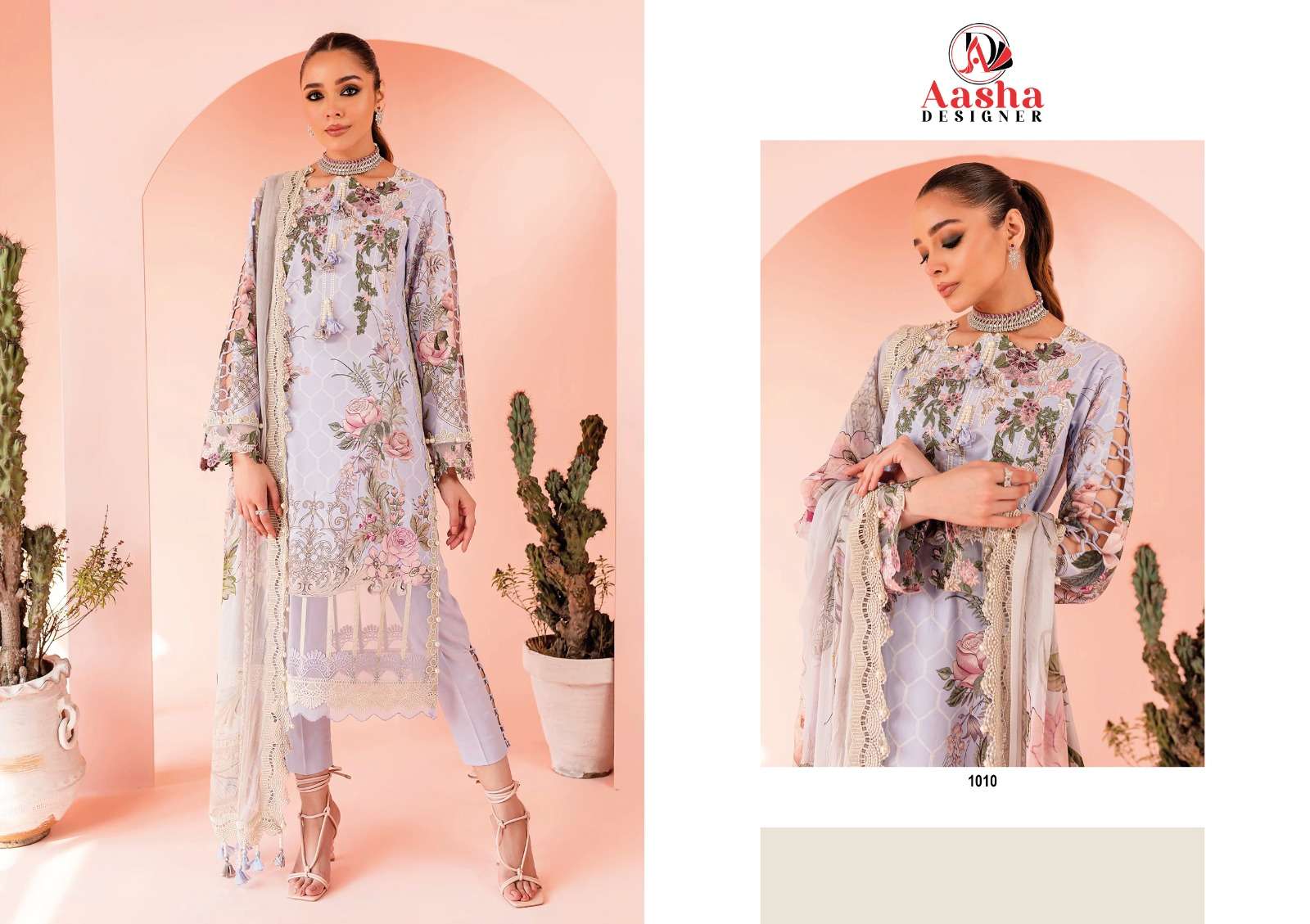 Queens Vol-2 By Aashna Designer 1008 To 1011 Series Designer Pakistani Suits Beautiful Fancy Stylish Colorful Party Wear & Occasional Wear Pure Cotton Print With Embroidery Dresses At Wholesale Price