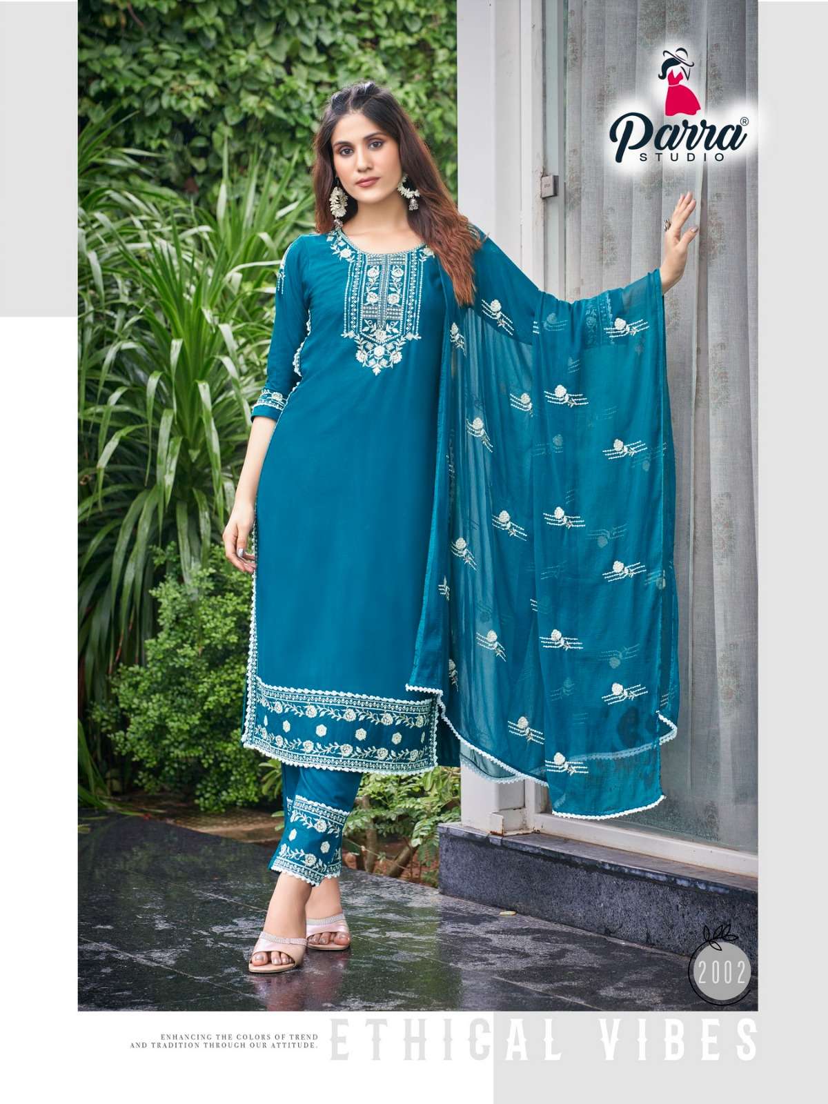 Inayat Vol-2 By Parra Studio 2001 To 2006 Series Beautiful Festive Suits Stylish Fancy Colorful Party Wear & Occasional Wear Pure Rayon With Embroidery Dresses At Wholesale Price