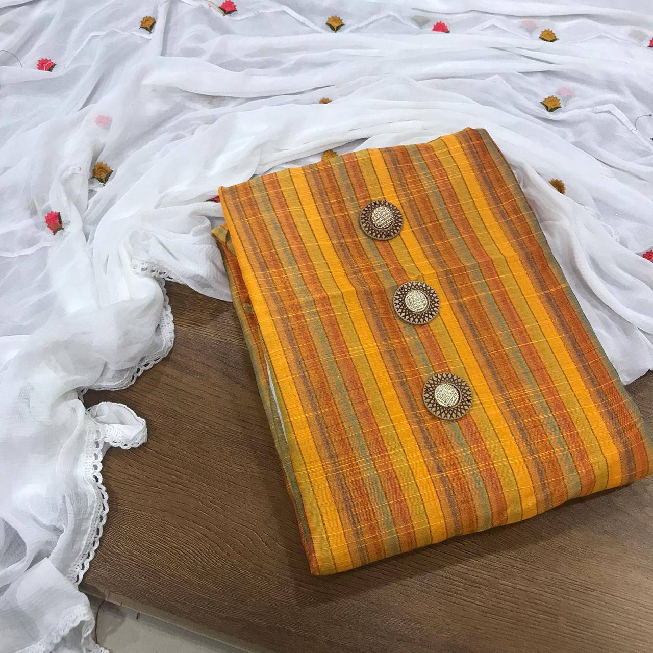 Exclusive Dress Material Vol-1034 By Fashid Wholesale 01 To 04 Series Beautiful Suits Colorful Stylish Fancy Casual Wear & Ethnic Wear Pure Cotton With Work Dresses At Wholesale Price