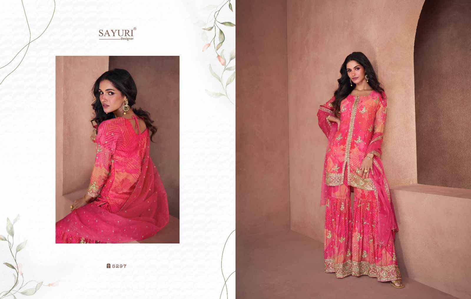 Lotus By Sayuri 5296 To 5299 Series Beautiful Festive Suits Colorful Stylish Fancy Casual Wear & Ethnic Wear Georgette/Chinnon Silk Dresses At Wholesale Price