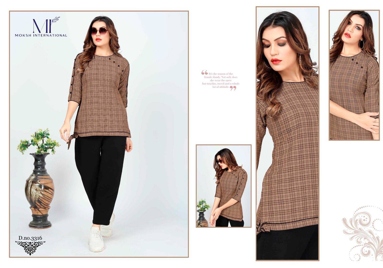 Gattu Vol-1 By Moksh International 3311 To 3318 Series Designer Stylish Fancy Colorful Beautiful Party Wear & Ethnic Wear Collection Cotton Print Tops At Wholesale Price