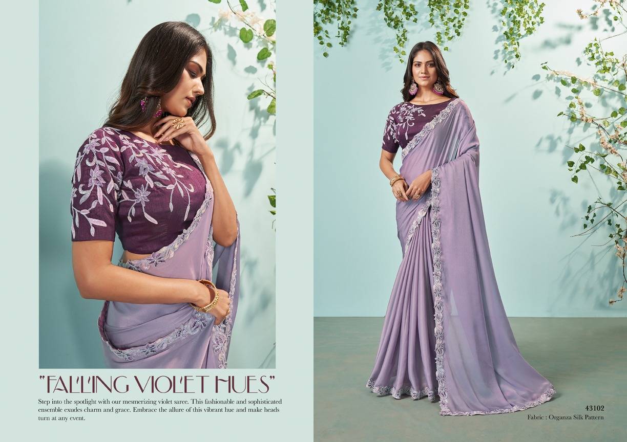 Ikshita By Mahotsav Creation 43101 To 43112 Series Indian Traditional Wear Collection Beautiful Stylish Fancy Colorful Party Wear & Occasional Wear Silk/Chiffon Sarees At Wholesale Price