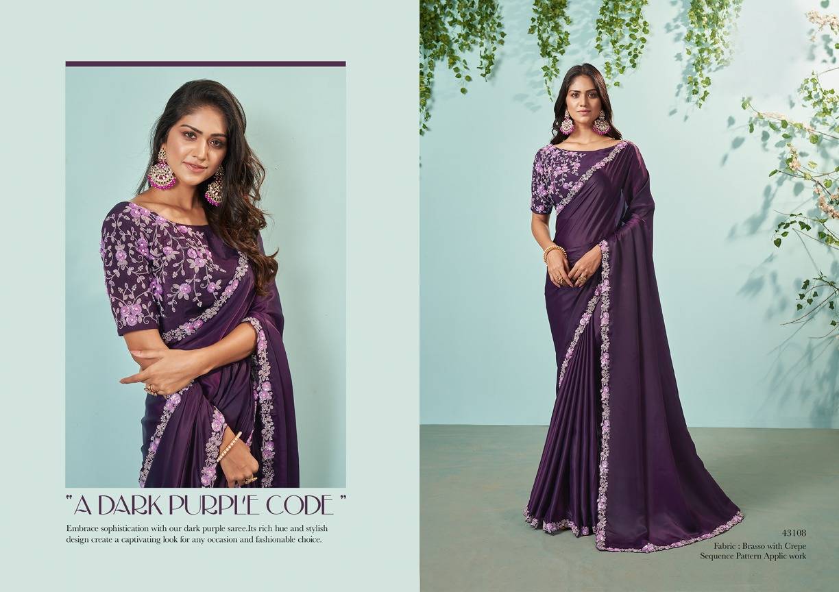 Ikshita By Mahotsav Creation 43101 To 43112 Series Indian Traditional Wear Collection Beautiful Stylish Fancy Colorful Party Wear & Occasional Wear Silk/Chiffon Sarees At Wholesale Price