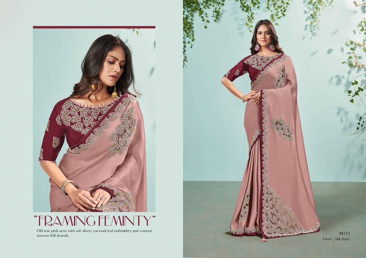 Ikshita By Mahotsav Creation 43101 To 43112 Series Indian Traditional Wear Collection Beautiful Stylish Fancy Colorful Party Wear & Occasional Wear Silk/Chiffon Sarees At Wholesale Price