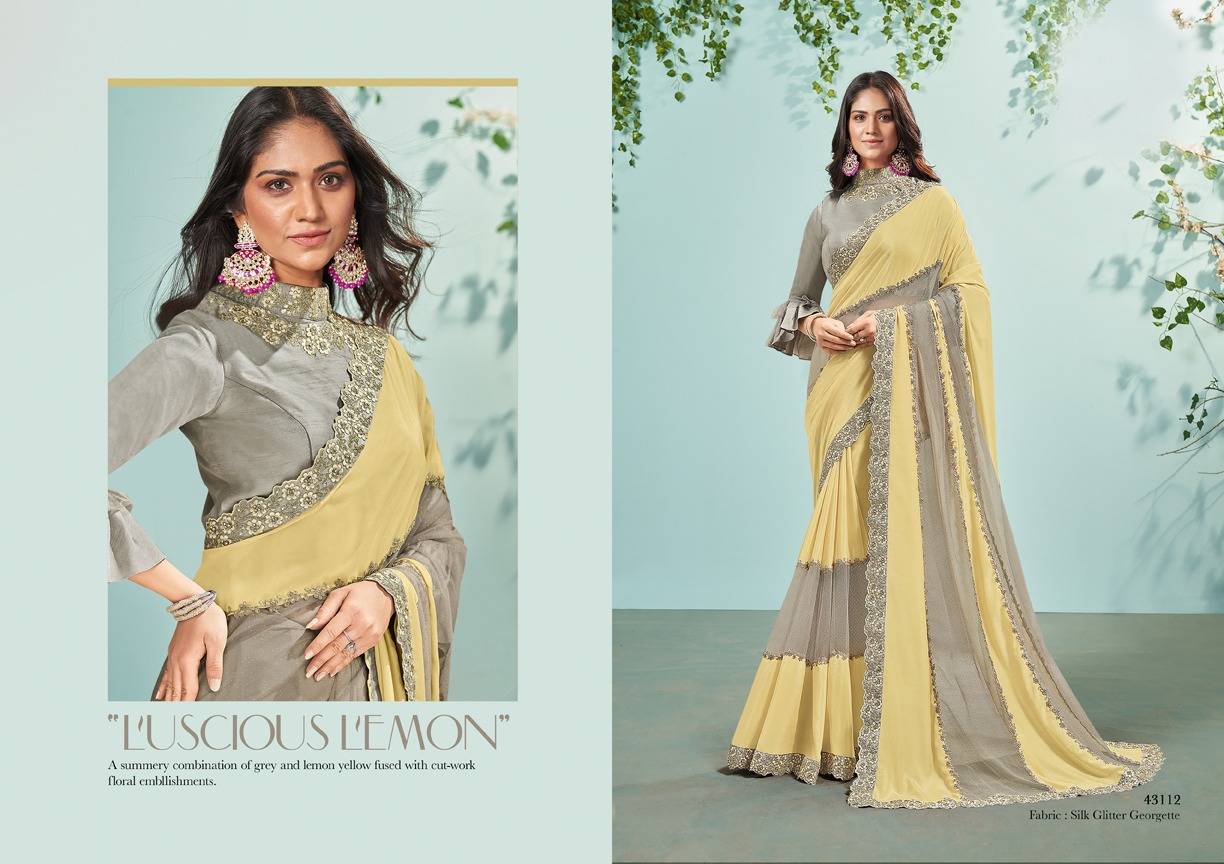 Ikshita By Mahotsav Creation 43101 To 43112 Series Indian Traditional Wear Collection Beautiful Stylish Fancy Colorful Party Wear & Occasional Wear Silk/Chiffon Sarees At Wholesale Price