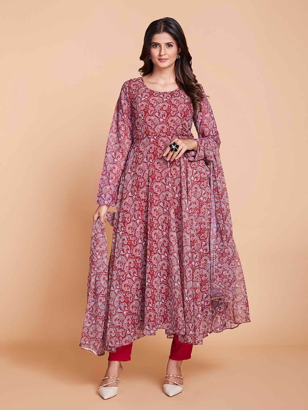 Arya Hit Design 251 By Arya Designs Designer Festive Anarkali Suits Collection Beautiful Stylish Fancy Colorful Party Wear & Occasional Wear Faux Georgette Dresses At Wholesale Price