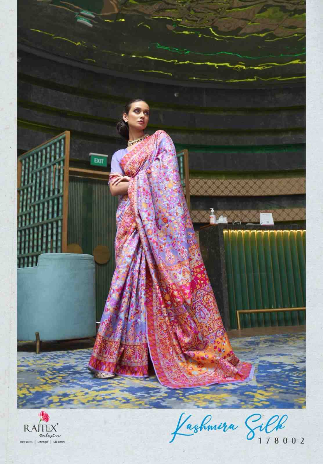 Kashmira Silk By Raj Tex 178001 To 178006 Series Indian Traditional Wear Collection Beautiful Stylish Fancy Colorful Party Wear & Occasional Wear Soft Silk Sarees At Wholesale Price