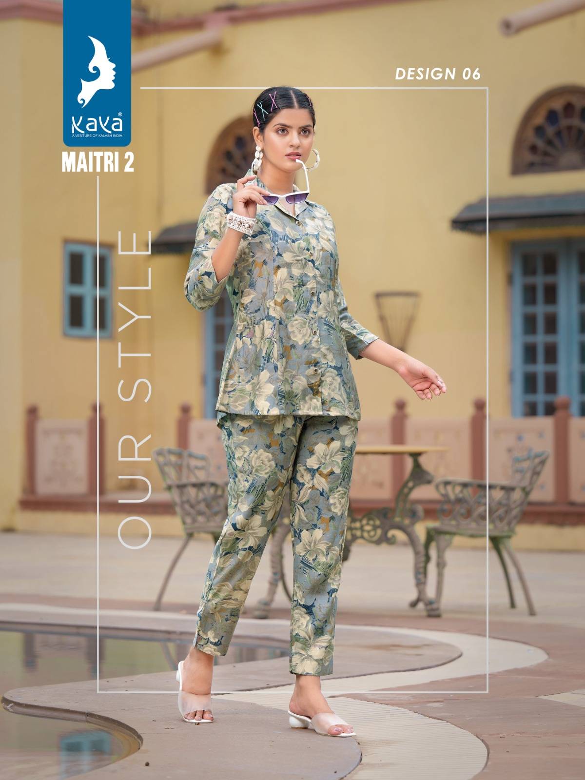 Maitri Vol-2 By Kaya 01 To 06 Series Designer Stylish Fancy Colorful Beautiful Party Wear & Ethnic Wear Collection Chanderi Print Tops At Wholesale Price
