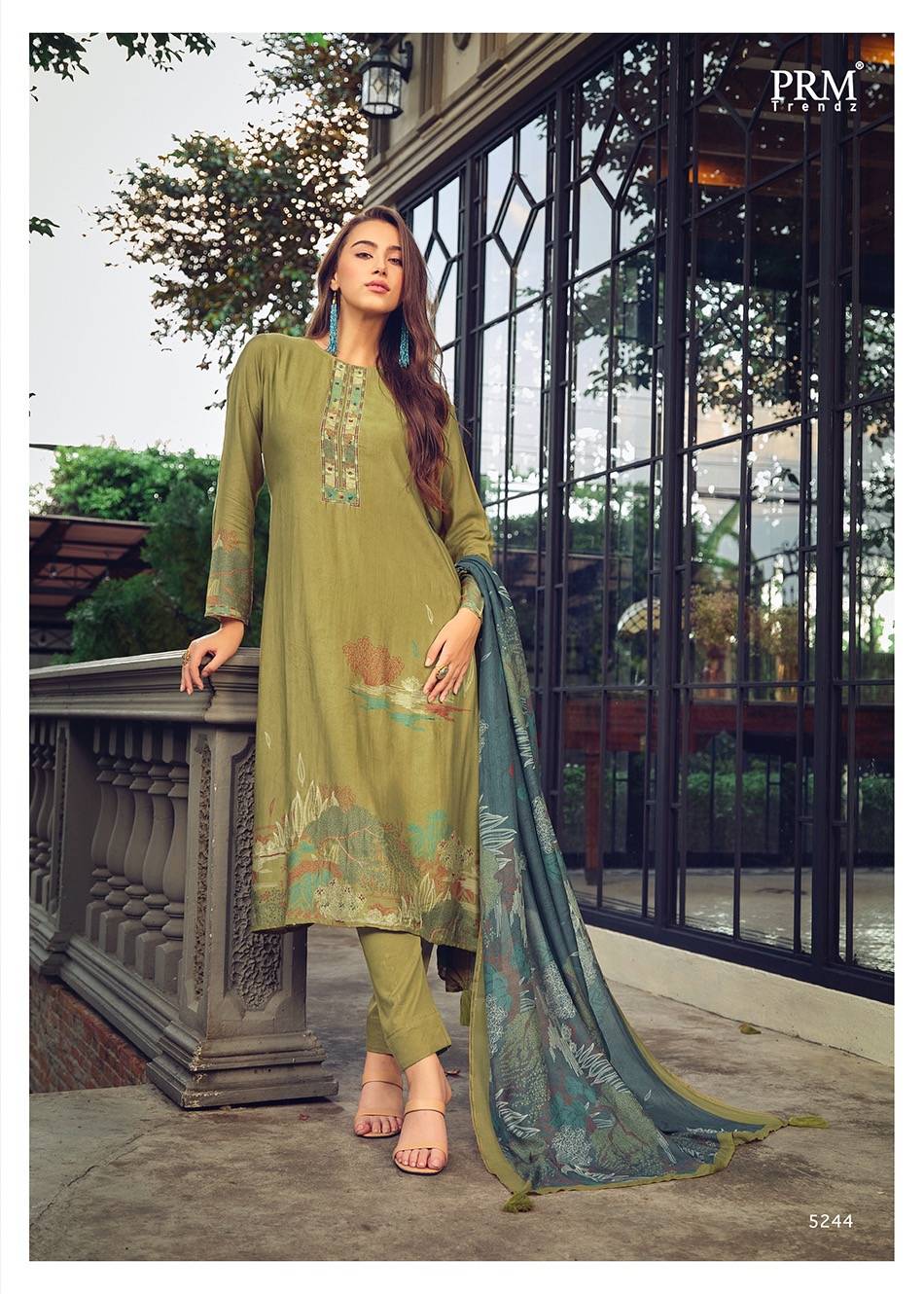 Dastaar By Prm Trendz 5242 To 5249 Series Beautiful Stylish Festive Suits Fancy Colorful Casual Wear & Ethnic Wear & Ready To Wear Pure Muslin Silk Digital Print Dresses At Wholesale Price