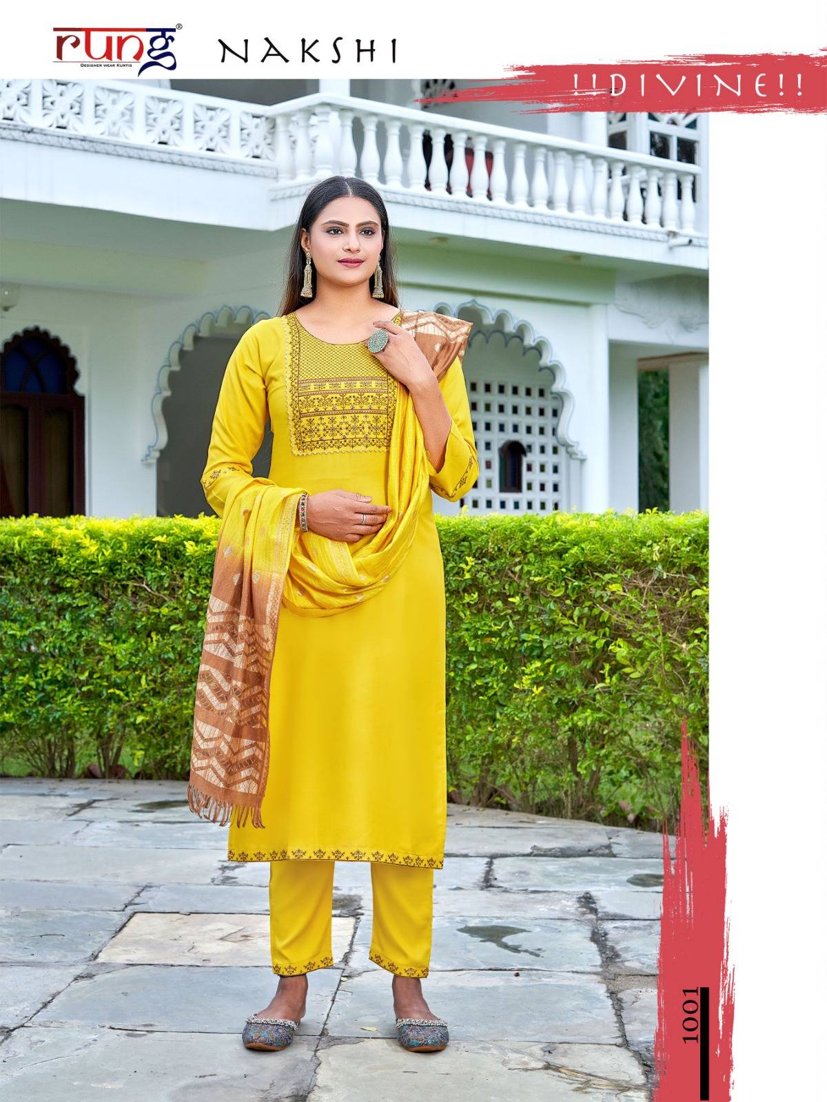 Nakshi By Rung 1001 To 1008 Series Beautiful Stylish Festive Suits Fancy Colorful Casual Wear & Ethnic Wear & Ready To Wear Rayon Foil Dresses At Wholesale Price