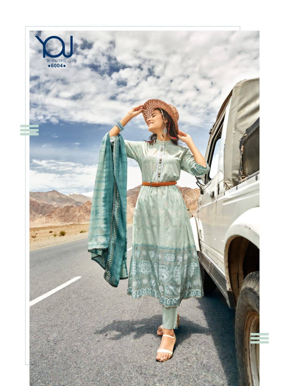 Kesari By You 6001 To 6006 Series Beautiful Stylish Festive Suits Fancy Colorful Casual Wear & Ethnic Wear & Ready To Wear Pure Rayon Print Dresses At Wholesale Price