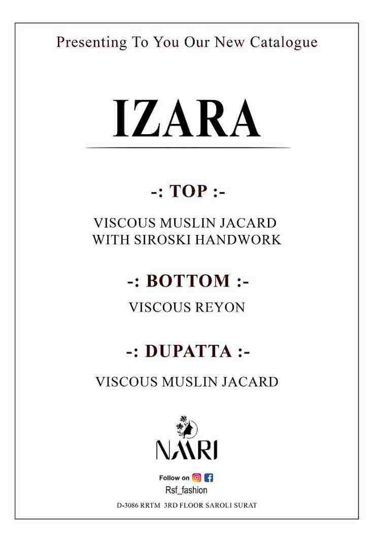 Izara By Naari 14001 To 14004 Series Beautiful Stylish Festive Suits Fancy Colorful Casual Wear & Ethnic Wear & Ready To Wear Viscose Muslin Jacquard Dresses At Wholesale Price