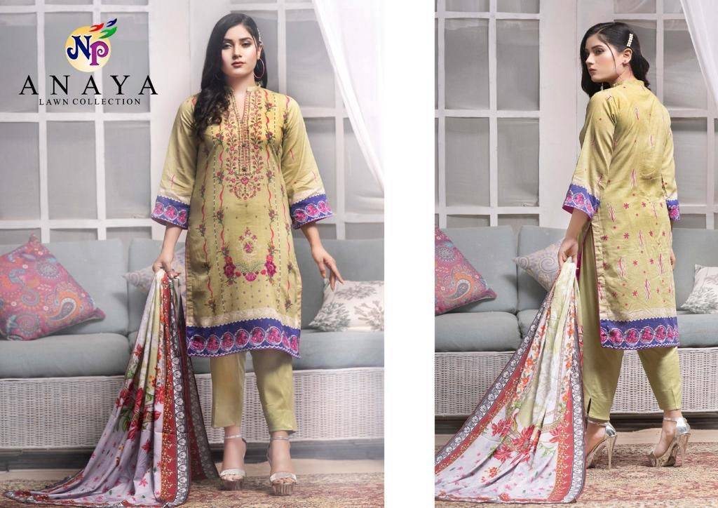 Anaya By Nand Gopal Prints 1001 To 1010 Series Beautiful Festive Suits Colorful Stylish Fancy Casual Wear & Ethnic Wear Pure Lawn Cotton Print Dresses At Wholesale Price