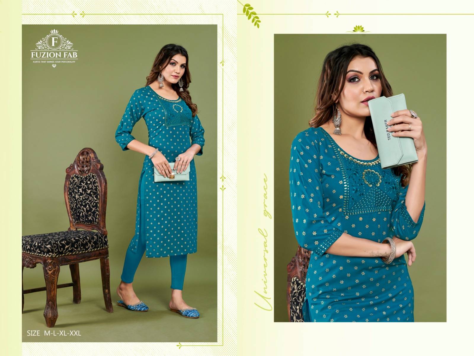 Dhyani Vol-1 By Fuzion Hub 01 To 04 Series Designer Stylish Fancy Colorful Beautiful Party Wear & Ethnic Wear Collection Rayon Embroidered Kurtis At Wholesale Price
