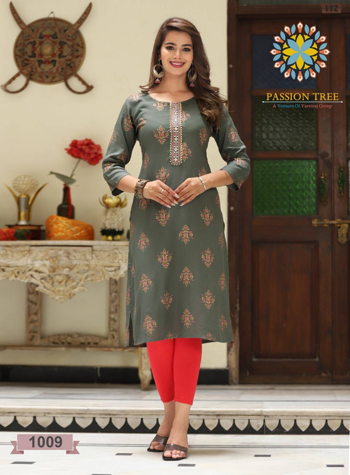 Albeli Vol-1 By Passion Tree 1001 To 1012 Series Designer Stylish Fancy Colorful Beautiful Party Wear & Ethnic Wear Collection Rayon Embroidered Kurtis At Wholesale Price