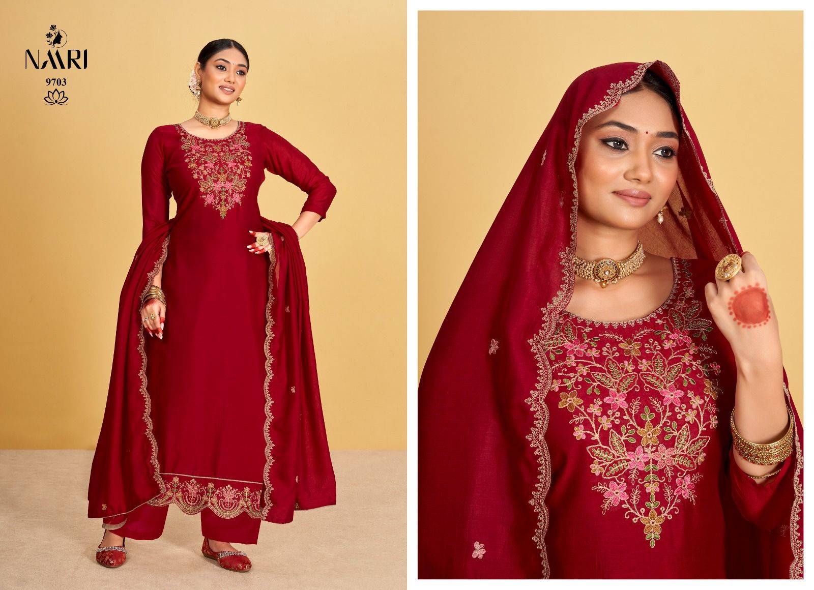 Suroor By Naari 9701 To 9704 Series Designer Festive Suits Beautiful Fancy Colorful Stylish Party Wear & Occasional Wear Silk Dresses At Wholesale Price
