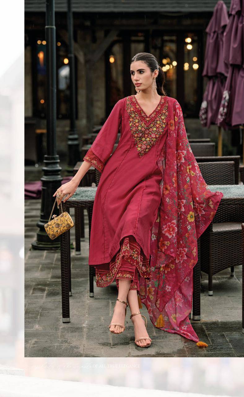 Begum Vol-4 By Kailee 41241 To 41248 Series Festive Suits Beautiful Fancy Colorful Stylish Party Wear & Occasional Wear Pure Viscose Silk Dresses At Wholesale Price