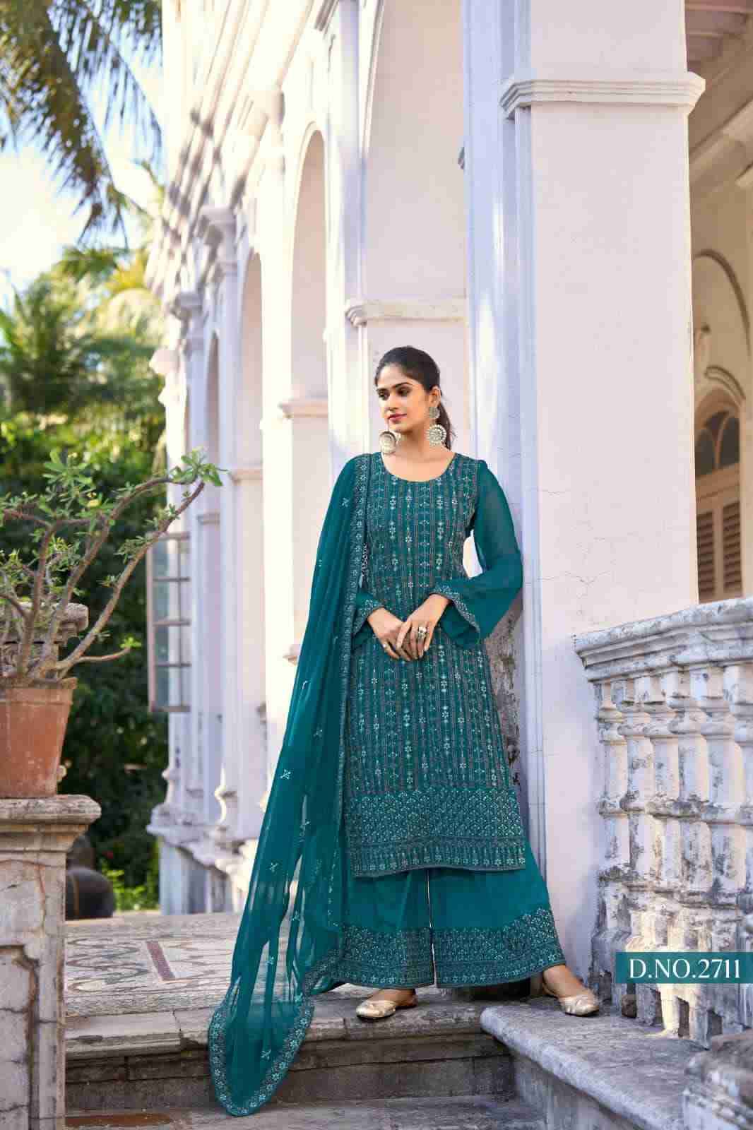 Twisha Vol-27 By Twisha 2711 To 2714 Series Beautiful Festive Suits Colorful Stylish Fancy Casual Wear & Ethnic Wear Silk Embroidered Dresses At Wholesale Price