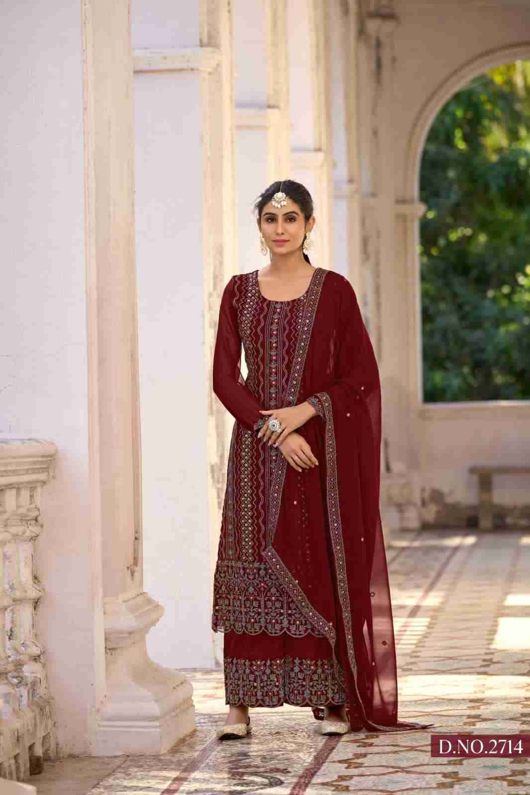 Twisha Vol-27 By Twisha 2711 To 2714 Series Beautiful Festive Suits Colorful Stylish Fancy Casual Wear & Ethnic Wear Silk Embroidered Dresses At Wholesale Price