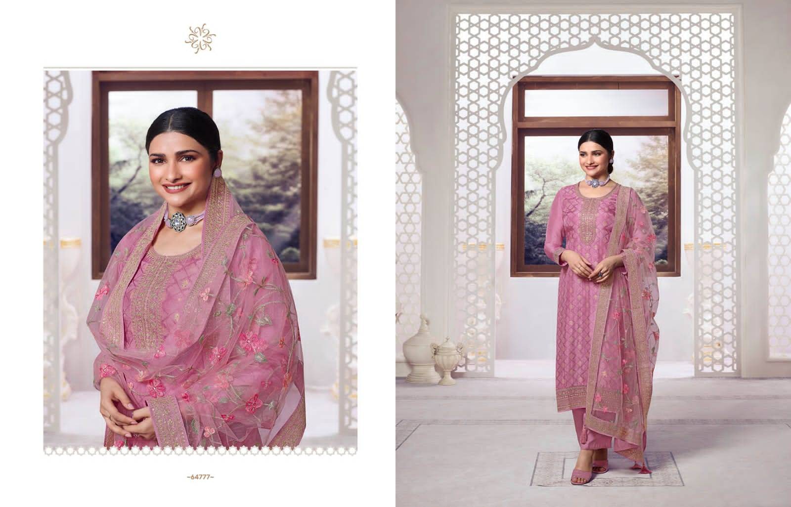 Kaseesh Aarzoo Vol-3 By Vinay Fashion 64771 To 64778 Series Beautiful Suits Colorful Stylish Fancy Casual Wear & Ethnic Wear Dola Jacquard Work Dresses At Wholesale Price