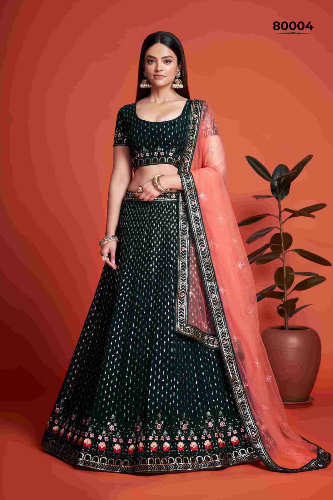 Arya Vol-50 By Arya Designs 80001 To 80014 Series Designer Beautiful Wedding Collection Occasional Wear & Party Wear Georgette Lehengas At Wholesale Price