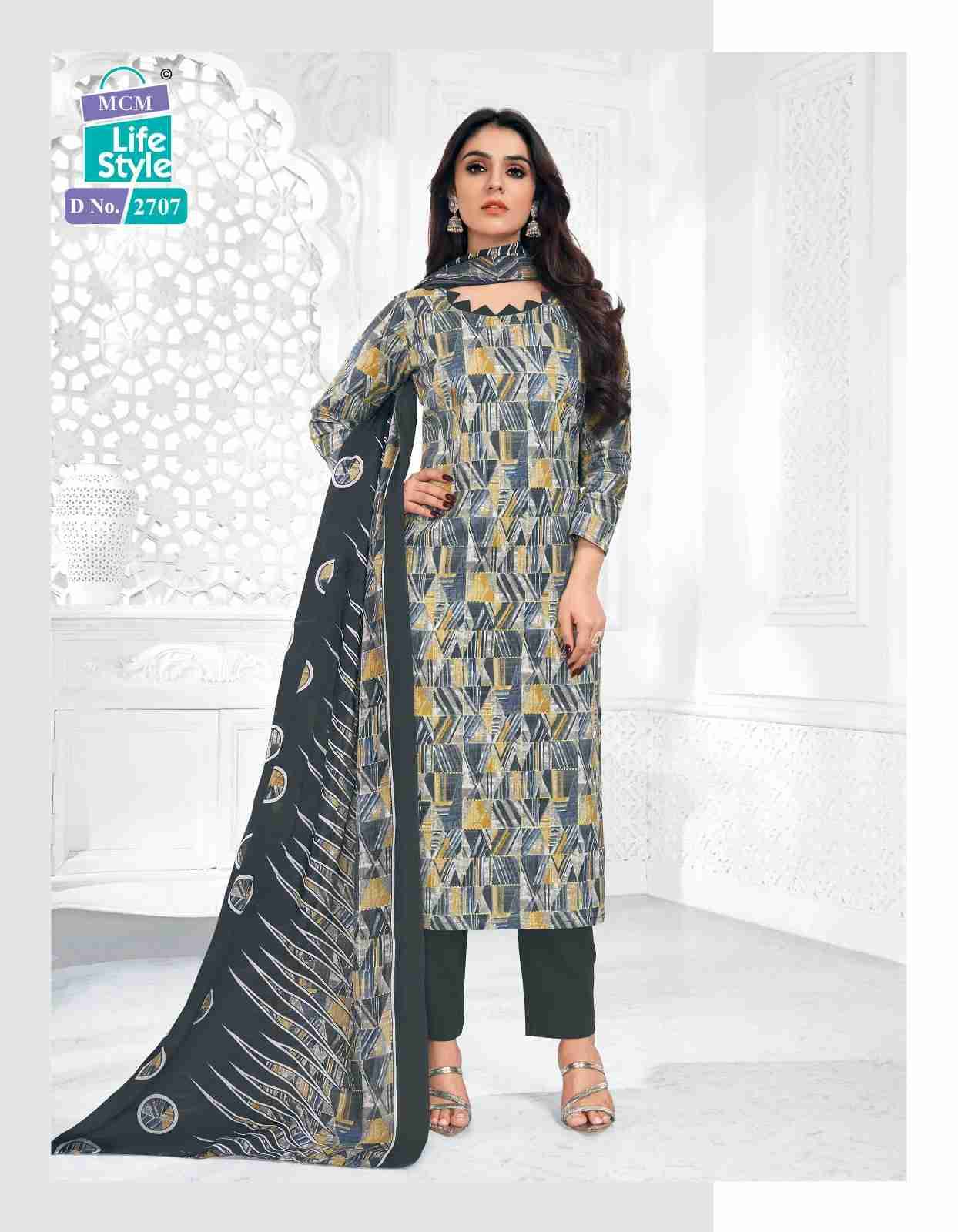 Priyalaxmi Vol-27 By Mcm Lifestyle 2700 To 2723 Series Beautiful Pakistani Suits Stylish Fancy Colorful Party Wear & Occasional Wear Heavy Cotton Dresses At Wholesale Price