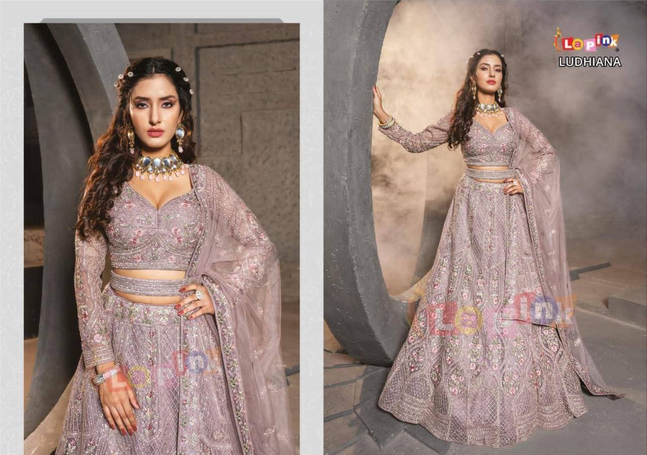 Ludhiana By Lapink Indian Traditional Wear Collection Beautiful Stylish Fancy Colorful Party Wear & Occasional Wear Fancy Lehenga At Wholesale Price