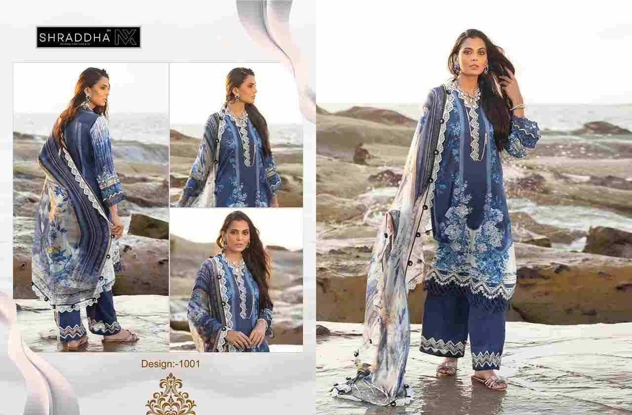 Queen Court Vol-1 By Shraddha Nx 1001 To 1006 Series Beautiful Pakistani Suits Colorful Stylish Fancy Casual Wear & Ethnic Wear Lawn Cotton Print With Embroidered Dresses At Wholesale Price