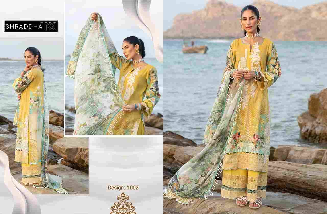 Queen Court Vol-1 By Shraddha Nx 1001 To 1006 Series Beautiful Pakistani Suits Colorful Stylish Fancy Casual Wear & Ethnic Wear Lawn Cotton Print With Embroidered Dresses At Wholesale Price