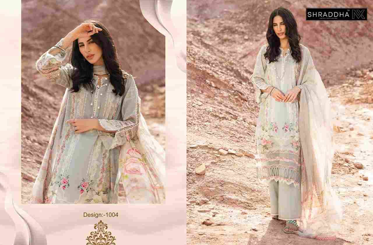 Queen Court Vol-1 By Shraddha Nx 1001 To 1006 Series Beautiful Pakistani Suits Colorful Stylish Fancy Casual Wear & Ethnic Wear Lawn Cotton Print With Embroidered Dresses At Wholesale Price