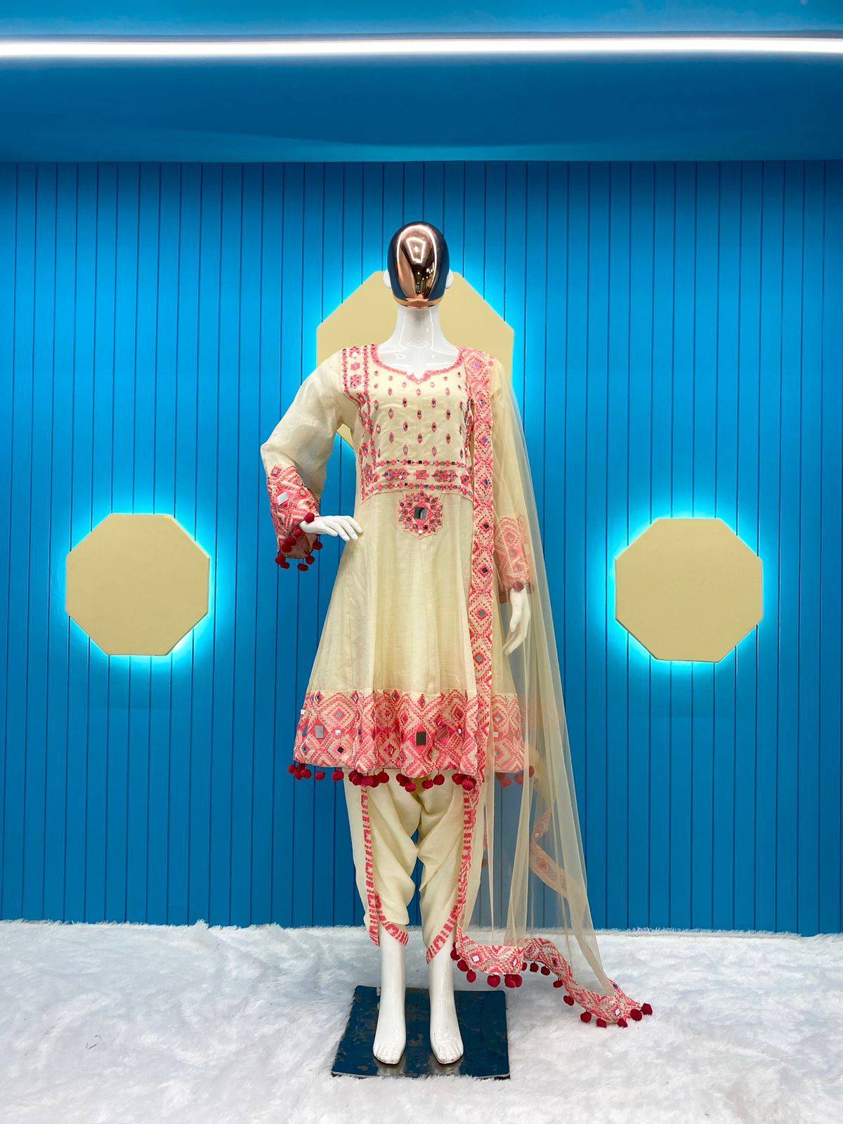 L-1717 By Fashid Wholesale Designer Festive Patiyala Suits Beautiful Fancy Colorful Stylish Party Wear & Occasional Wear Silk Dresses At Wholesale Price