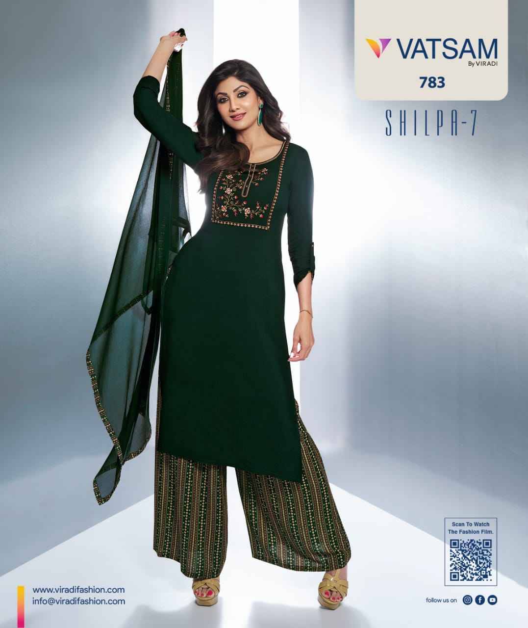 Shilpa Vol-7 By Vatsam 781 To 787 Series Beautiful Stylish Festive Suits Fancy Colorful Casual Wear & Ethnic Wear & Ready To Wear Rayon Embroidered Dresses At Wholesale Price