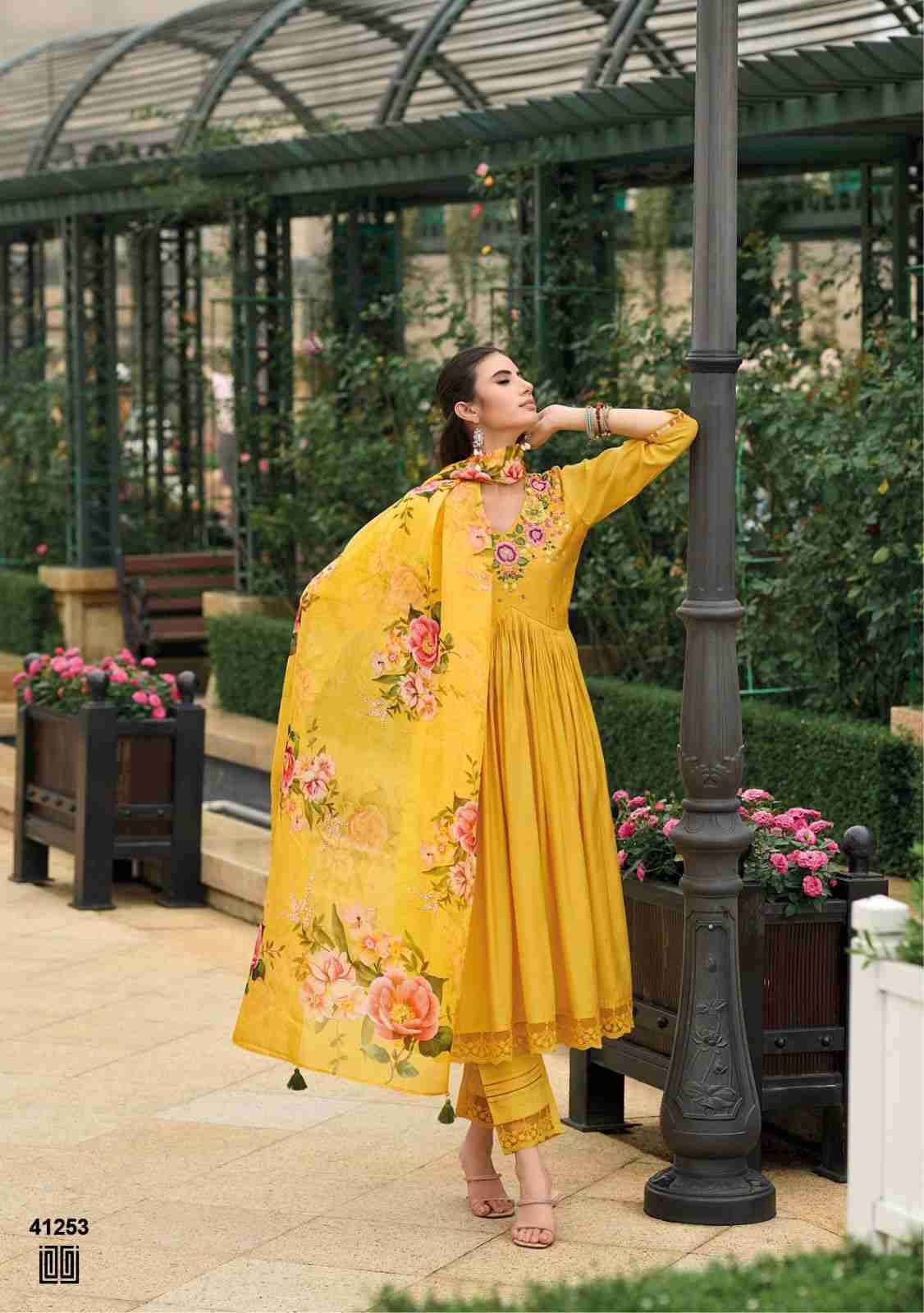 Rozani By Kailee 41251 To 41255 Series Designer Festive Suits Collection Beautiful Stylish Fancy Colorful Party Wear & Occasional Wear Pure Viscose Silk Dresses At Wholesale Price