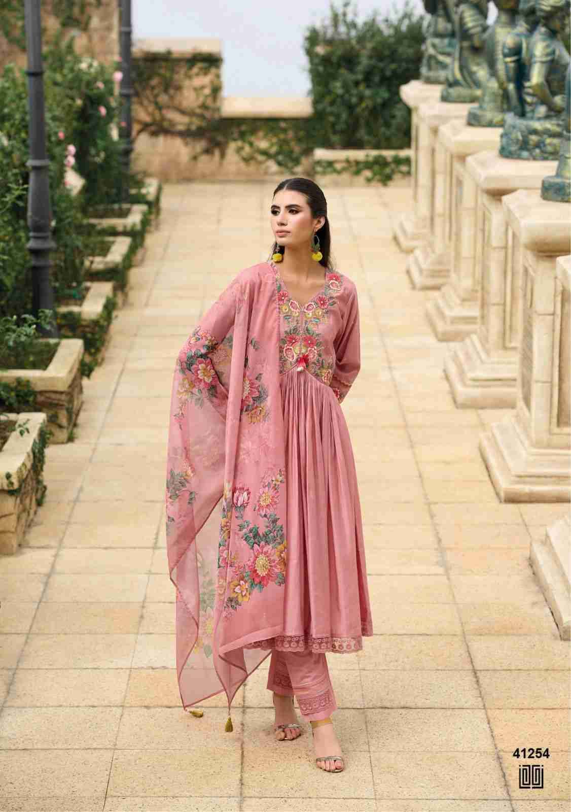Rozani By Kailee 41251 To 41255 Series Designer Festive Suits Collection Beautiful Stylish Fancy Colorful Party Wear & Occasional Wear Pure Viscose Silk Dresses At Wholesale Price